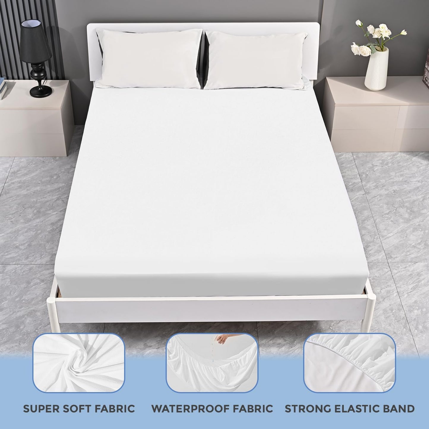 Waterproof Bamboo Mattress Protector