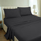 4 Piece Bedding Set brushed Microfiber Flat Sheet