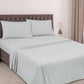 4 Piece Bedding Set brushed Microfiber Flat Sheet