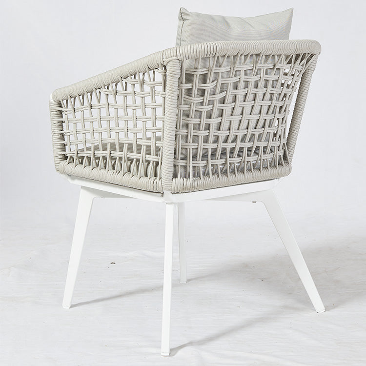 7 Pcs Aluminum Balcony Outdoor Garden Dining Table Set