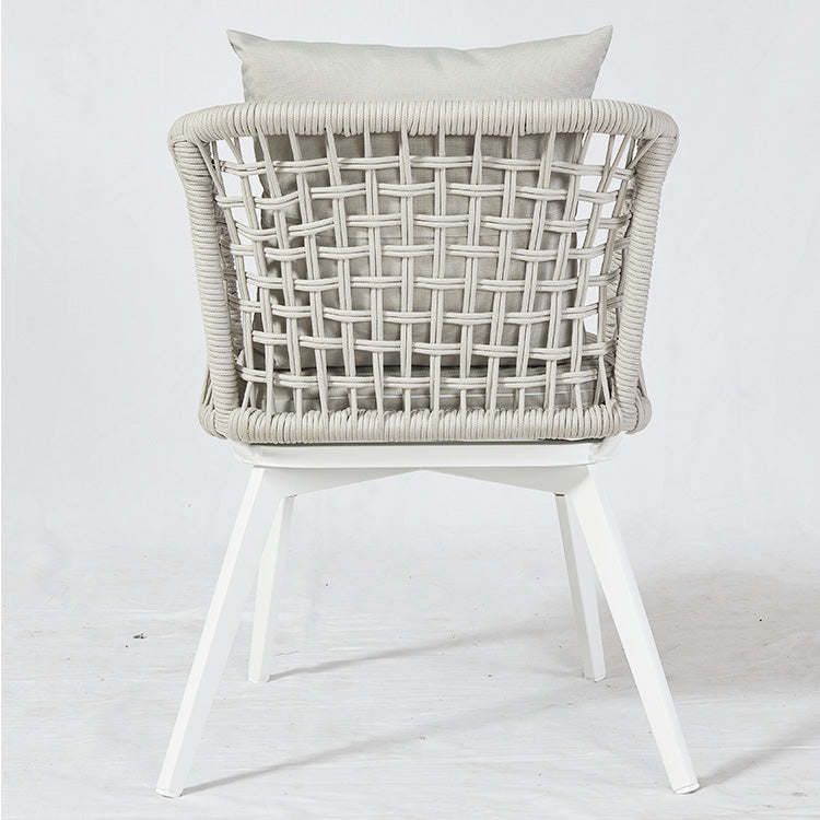 7 Pcs Aluminum Balcony Outdoor Garden Dining Table Set