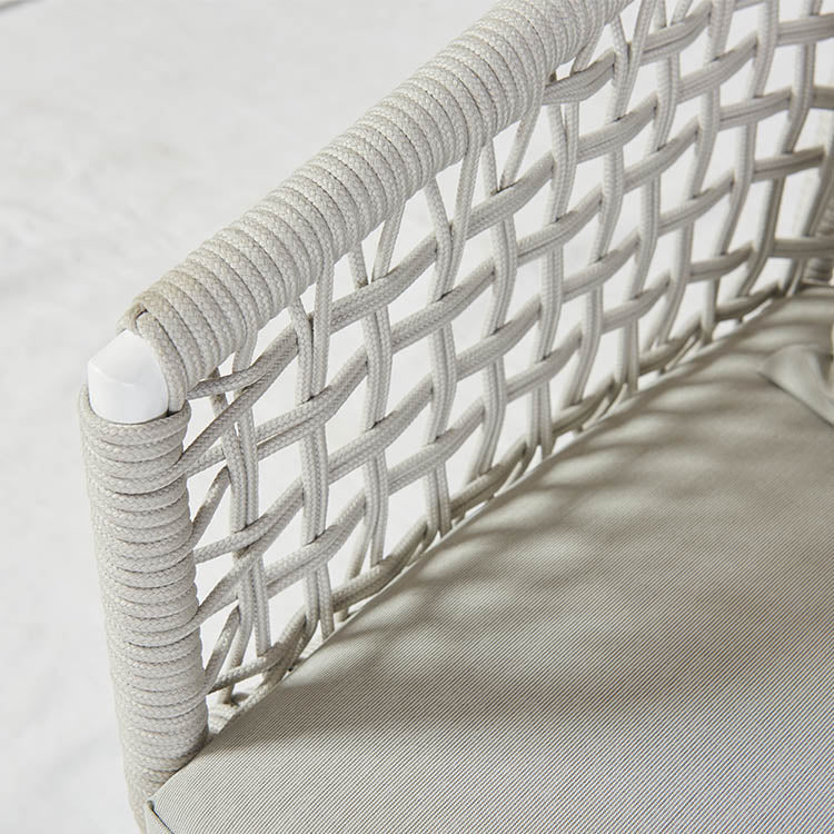 7 Pcs Aluminum Balcony Outdoor Garden Dining Table Set