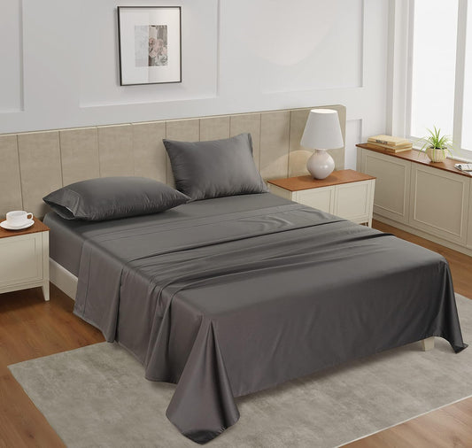 100% Cotton Deep Pocket Bed Sheets Set